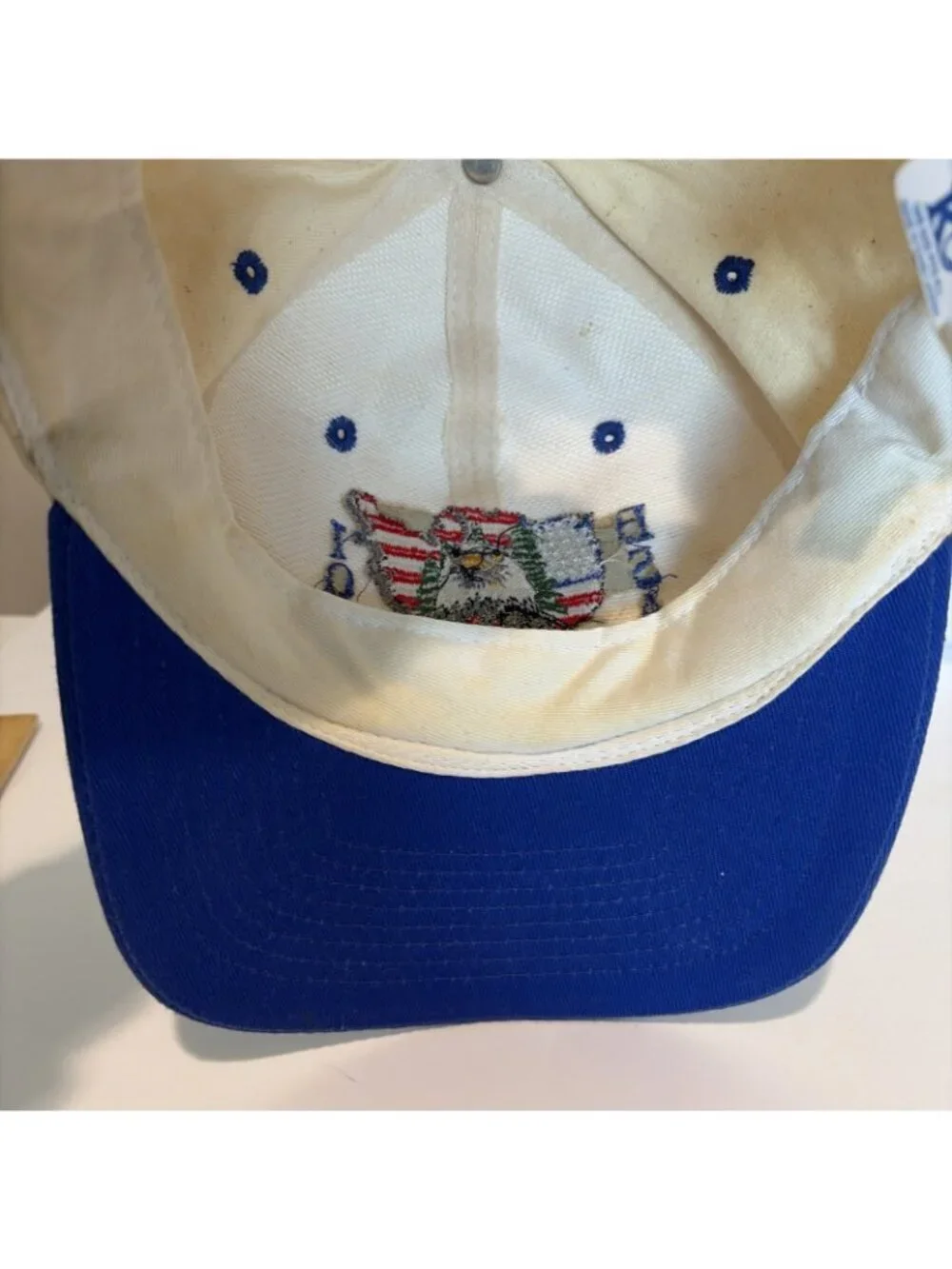 Vintage Boy Scouts BSA Snap Back Hat Cap Mens One Size Embroidered Flag 1990s